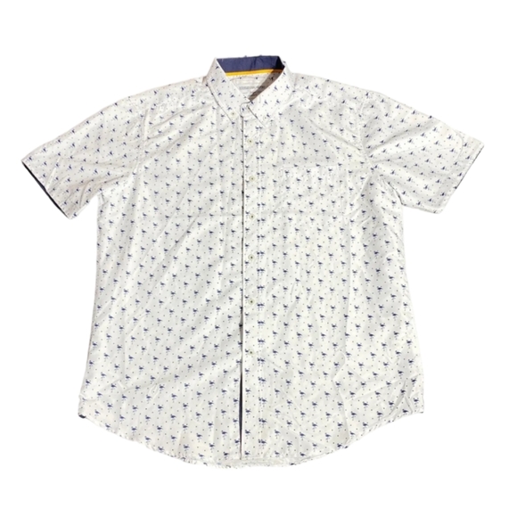 International report animal Button down Shirt Men's Large - Picture 1 of 7
